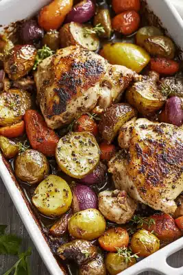 Roasted Chicken and Vegetables: Simple and Delicious Winter Meal