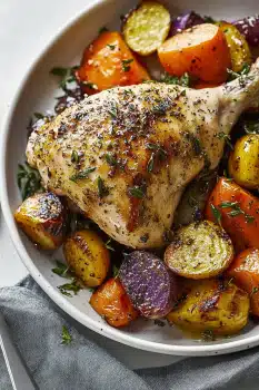 Roasted Chicken and Vegetables: Simple and Delicious Winter Meal