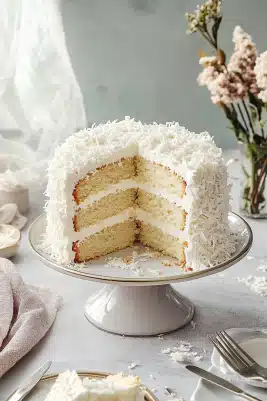 Coconut Layer Cake Recipe for Easter