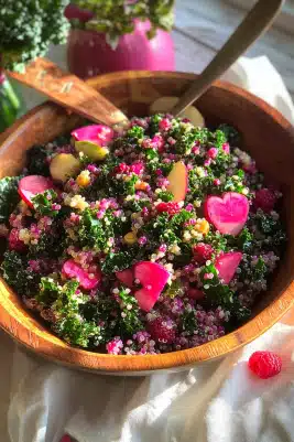 Barbie's Hot Pink Kale Quinoa Salad Recipe