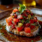 Bruschetta with Tomato and Basil