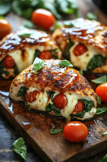 Caprese Stuffed Chicken Recipe