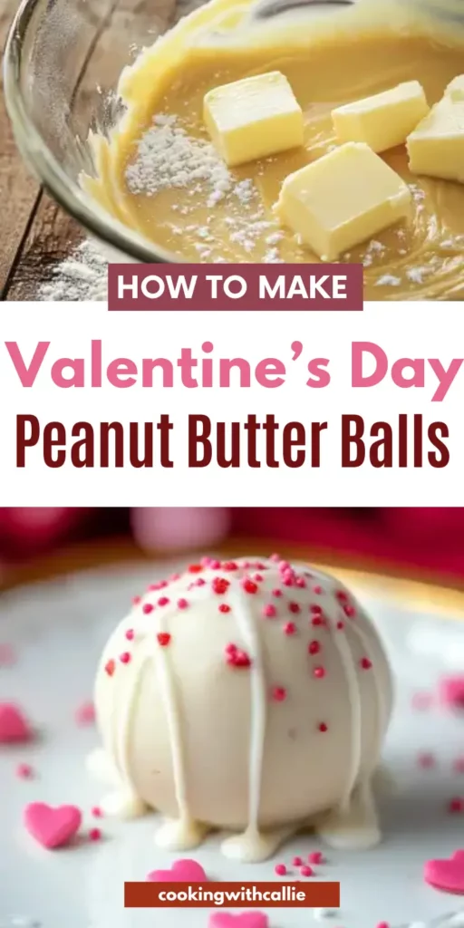 Valentine’s Day No-Bake Peanut Butter Balls