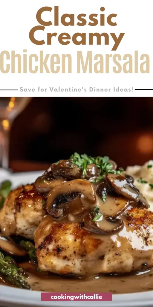 Classic Creamy chicken marsala