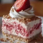 No-Bake Strawberry Cheesecake Bars