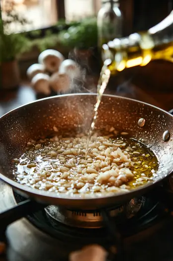 Pasta with Black Truffle Cream Sauce