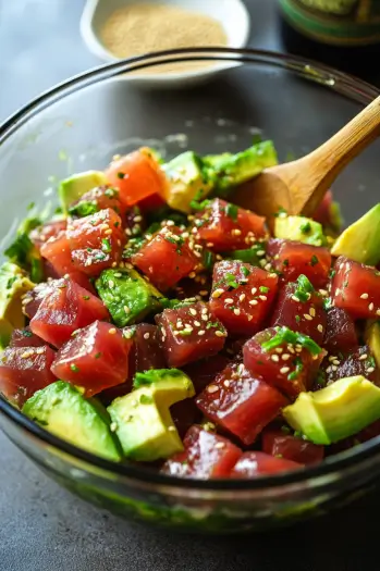 Spicy tuna tartare