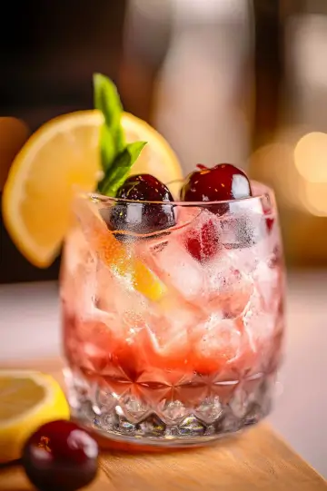 cherry blossom mocktail
