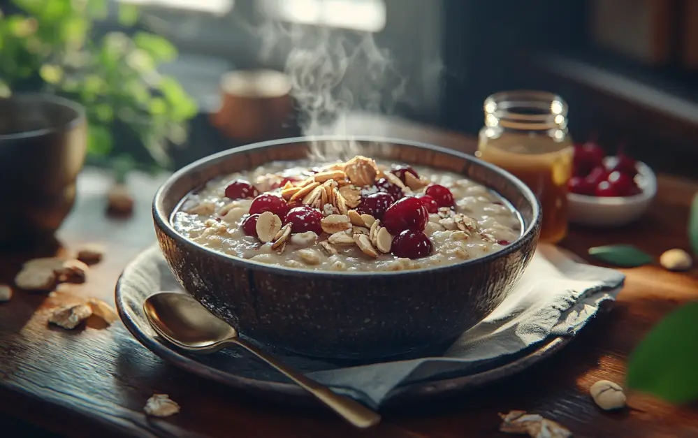 Almond Cherry Oatmeal