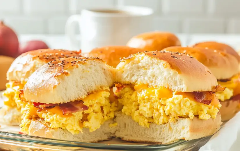 Breakfast Bagel Sliders