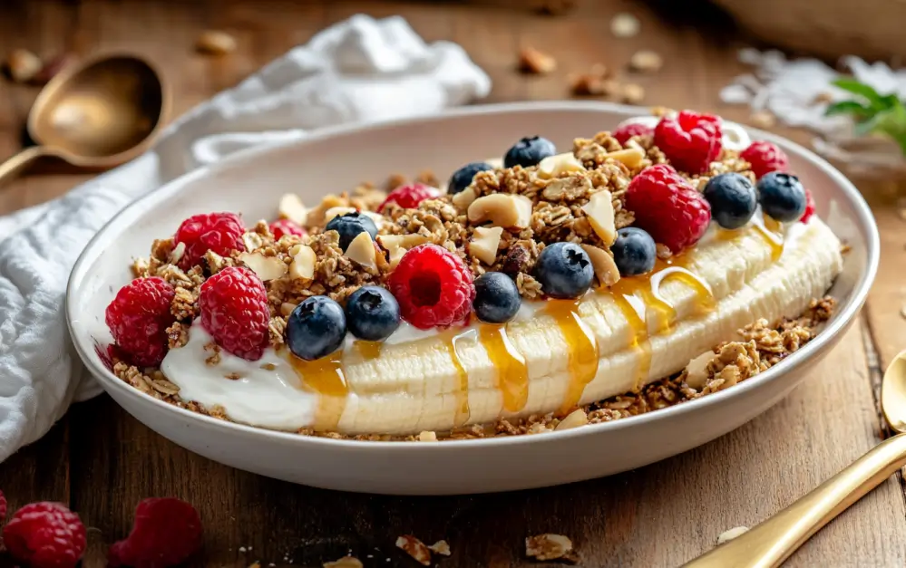 Breakfast Banana Split