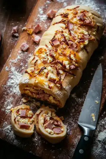 Breakfast Pinwheels with Pizza Dough (1)
