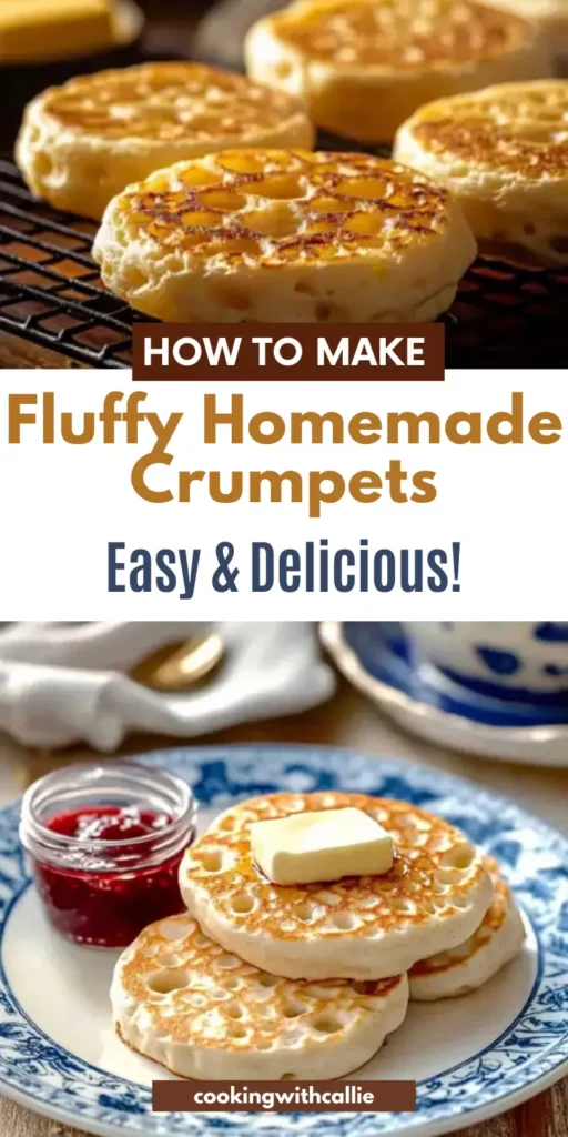 golden crumpets at home