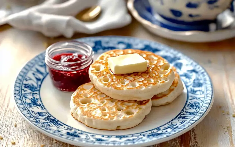 Crumpet Recipe for Breakfast or Teatime