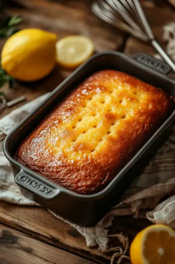 Easy Lemon Drizzle Cake – Zesty, Moist & Irresistible!

