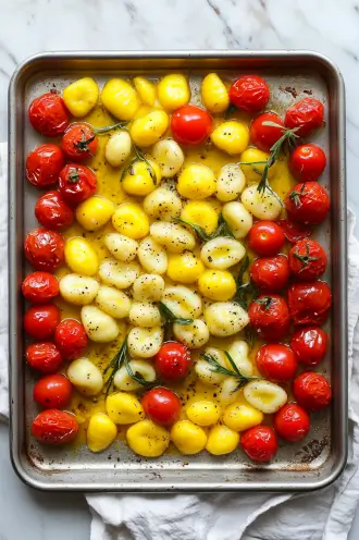Easy Sheet Pan Gnocchi Recipe