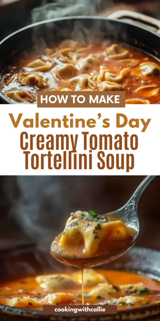 Creamy Tomato Tortellini Soup