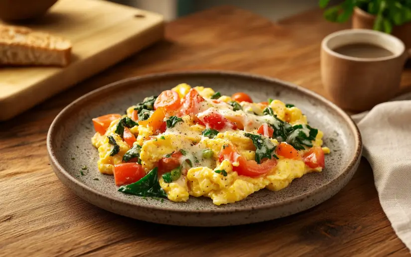 Veggie-Packed Scrambled Eggs