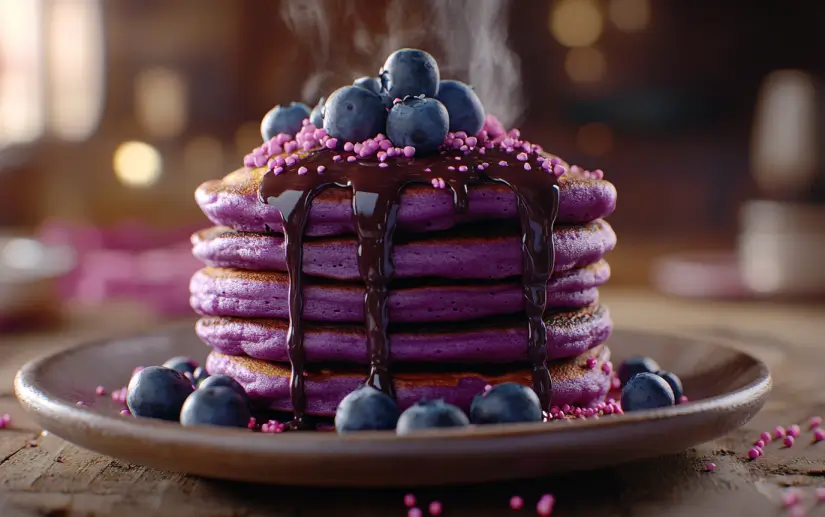 purple pancakes
