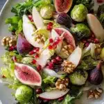 Apple, Fig & Brussels Sprouts Salad