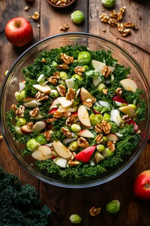 Apple, Fig & Brussels Sprouts Salad