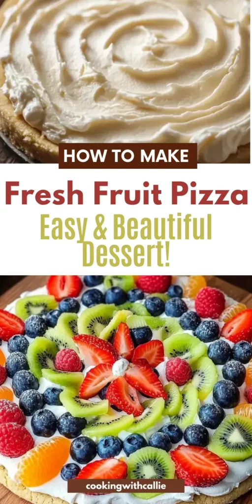 Fresh Fruit Pizza – Easy & Beautiful Dessert!