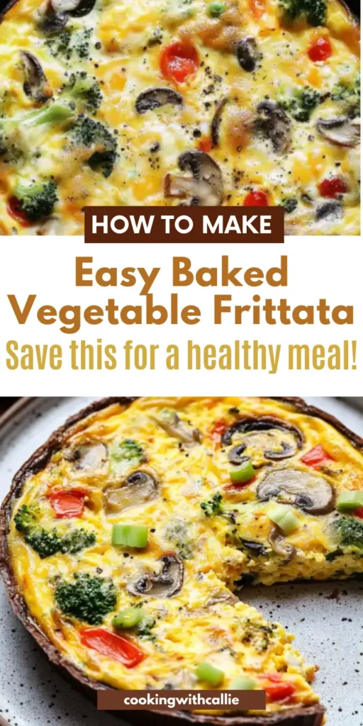 Easy Baked Vegetable Frittata – Perfect Anytime!