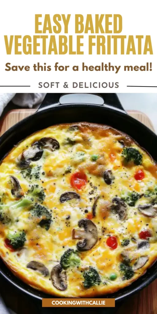 Easy Baked Vegetable Frittata – Perfect Anytime!