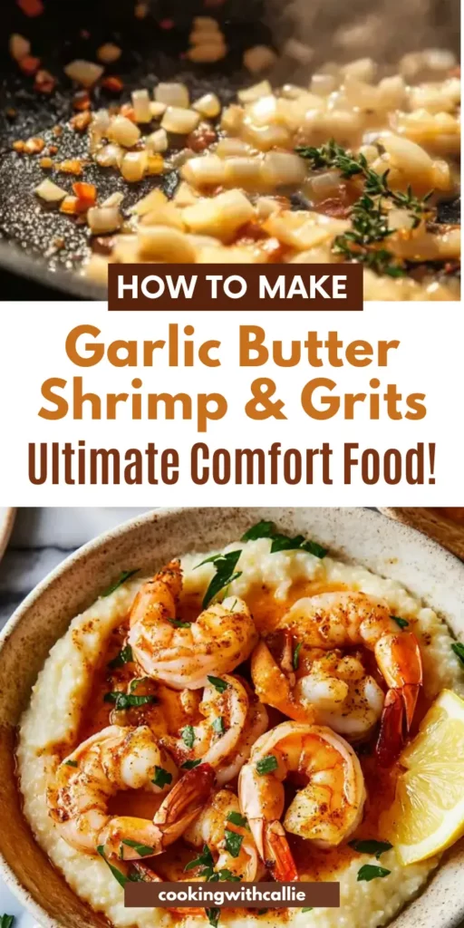Garlic Butter Shrimp & Grits – Ultimate Comfort Food!