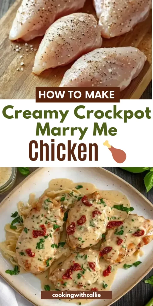 Creamy Crockpot Marry Me Chicken 🍗💍