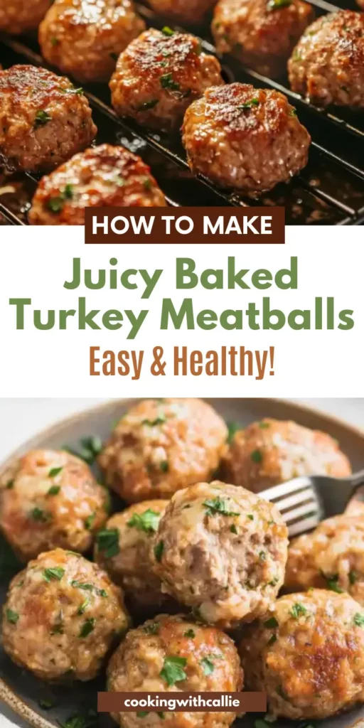 Juicy Baked Turkey Meatballs – Easy & Healthy!