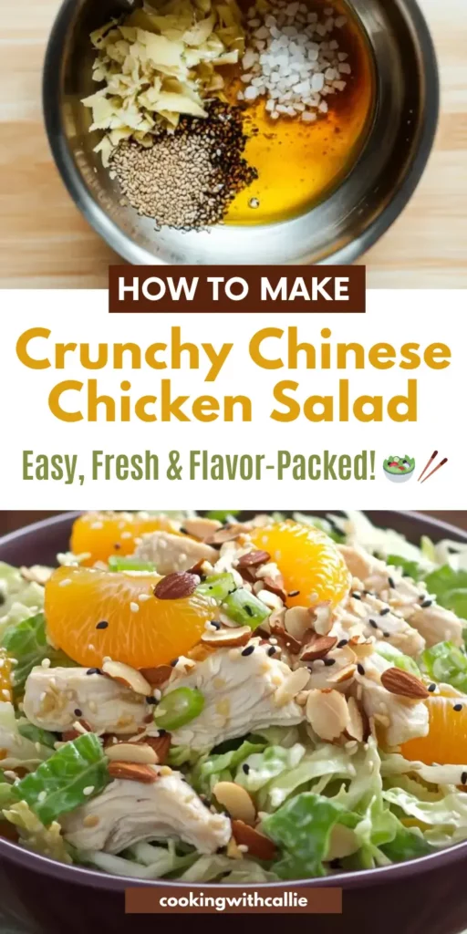 Crunchy Chinese Chicken Salad – Easy, Fresh & Flavor-Packed! 🥗🥢