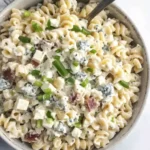 Creamy Bacon Blue Cheese Pasta Salad