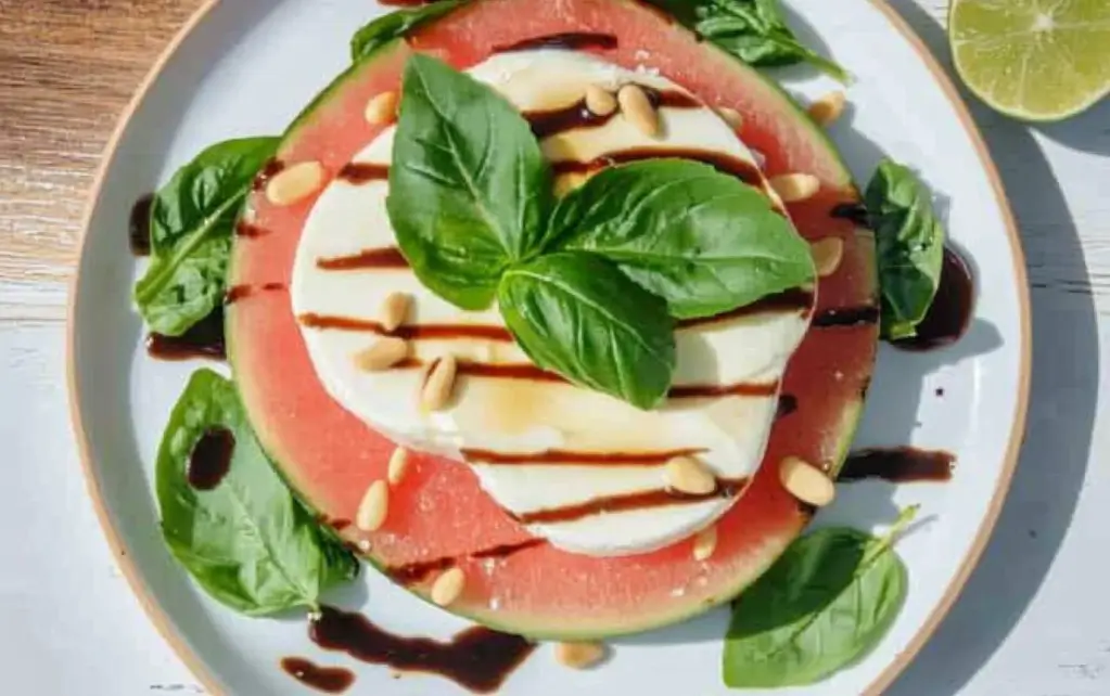 Fresh Watermelon Mozzarella Salad