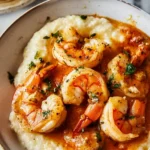 Garlic Butter Shrimp and Grits