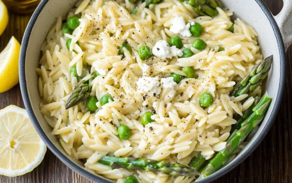 Goat Cheese Orzo Pasta Salad