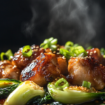 Honey Soy Chicken with Bok Choi