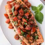 Italian Salmon with Tomato Basil Salsa