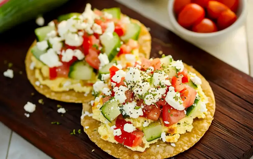 Mediterranean Breakfast Tostada