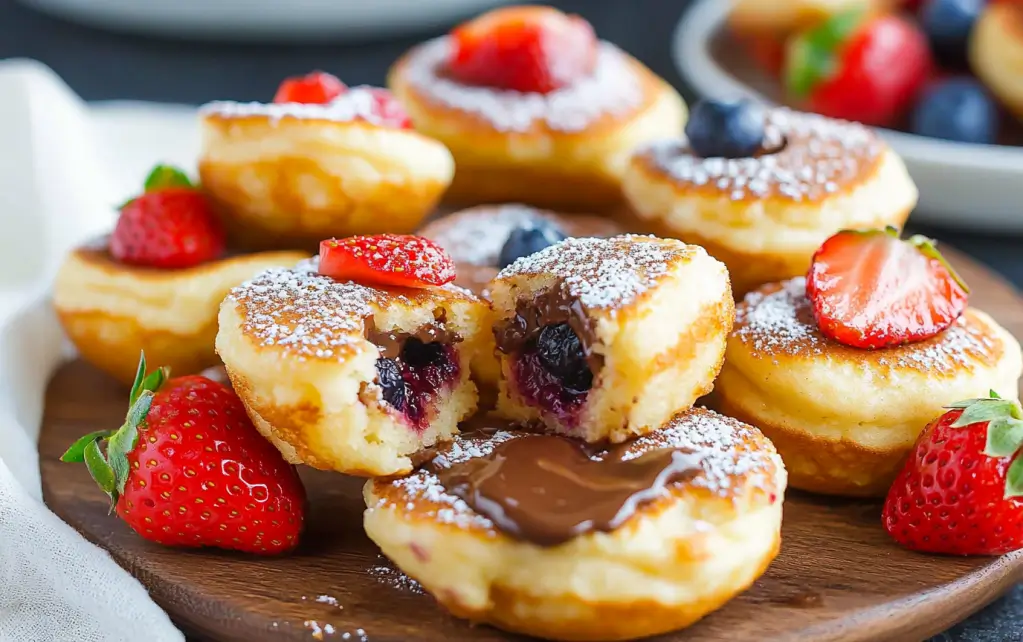 Nutella Pancake Bites