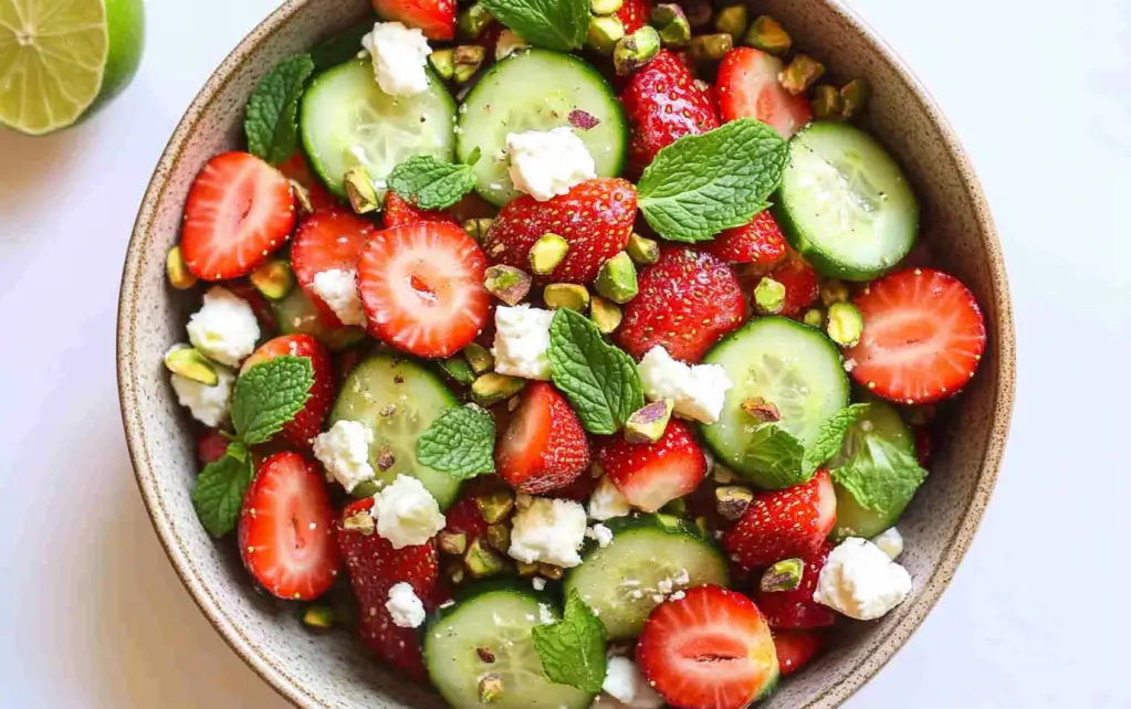 Strawberry Cucumber Salad