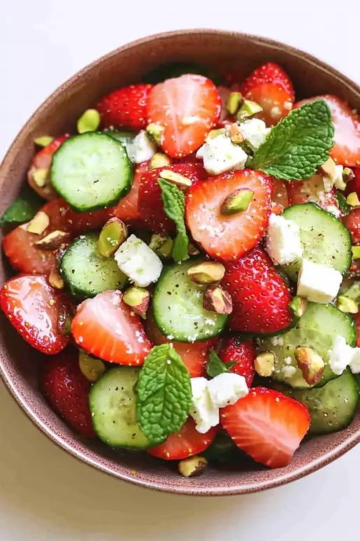 Strawberry Cucumber Salad