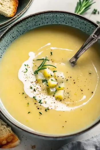 Vegan Leek and Potato Soup
