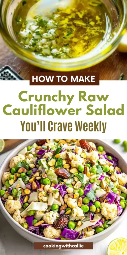 Crunchy Raw Cauliflower Salad You’ll Crave Weekly