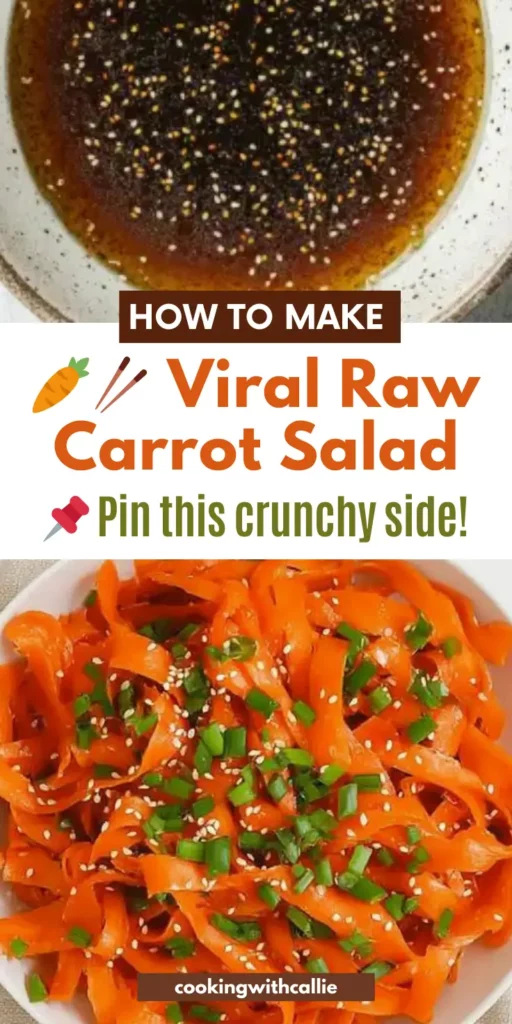 Raw Carrot Salad 🥕