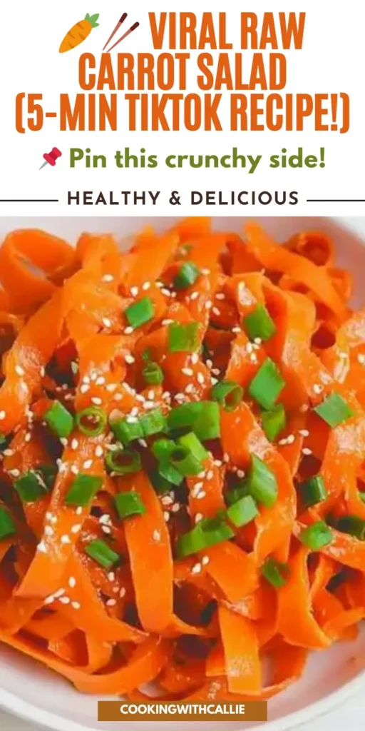 Raw Carrot Salad 🥕