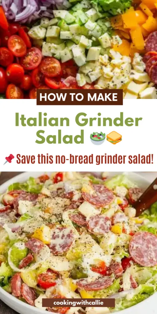 🥪 Italian Grinder Salad 🥗 (Viral Chopped Sub in a Bowl!)