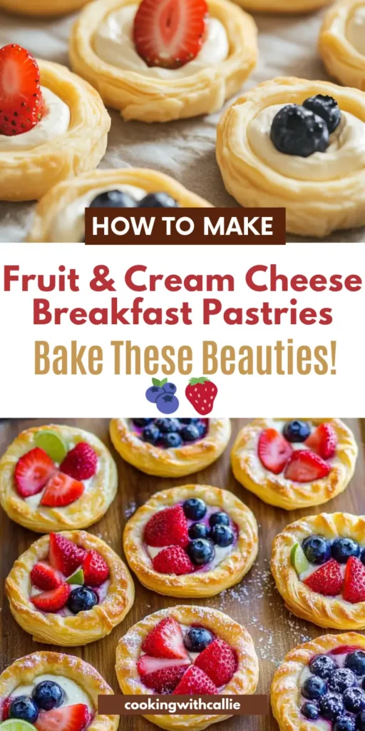 🍓 Fruit & Cream Cheese Breakfast Pastries