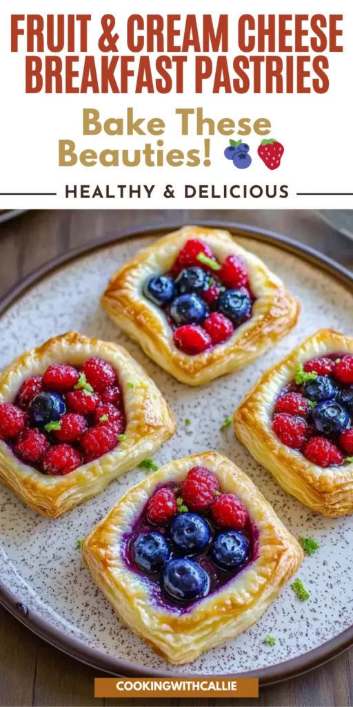 🍓 Fruit & Cream Cheese Breakfast Pastries