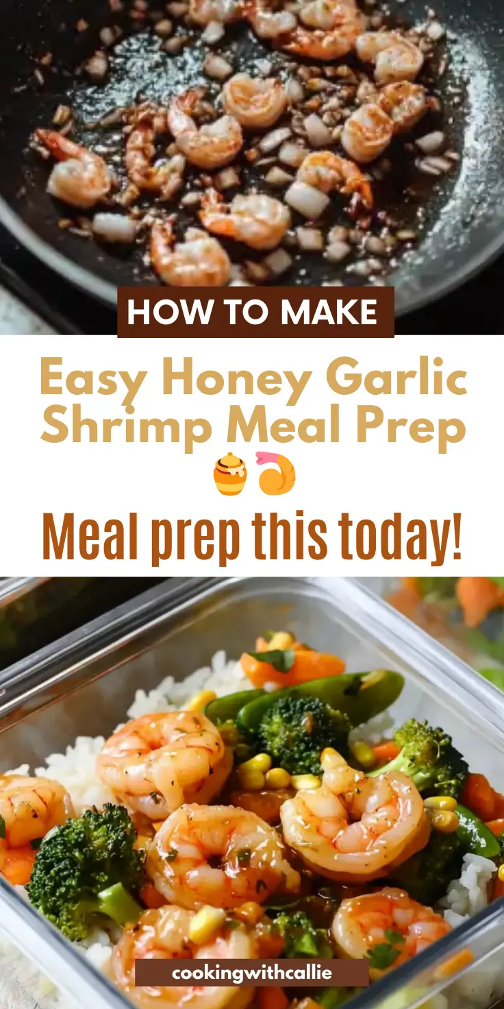 Easy Honey Garlic Shrimp Meal Prep 🍯🍤	